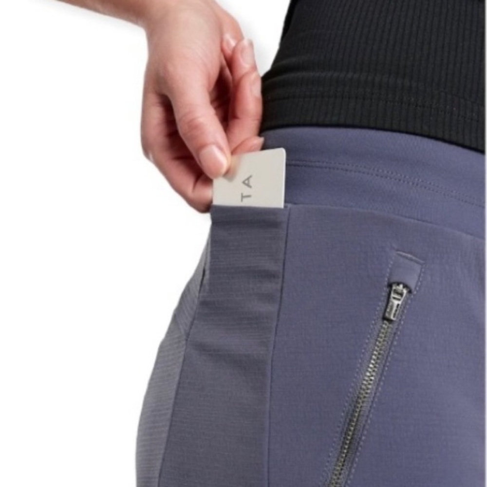 Athleta Trekkie North Jogger Blue Hiking Trail Stretch Pants Ankle Length - Picture 4 of 13